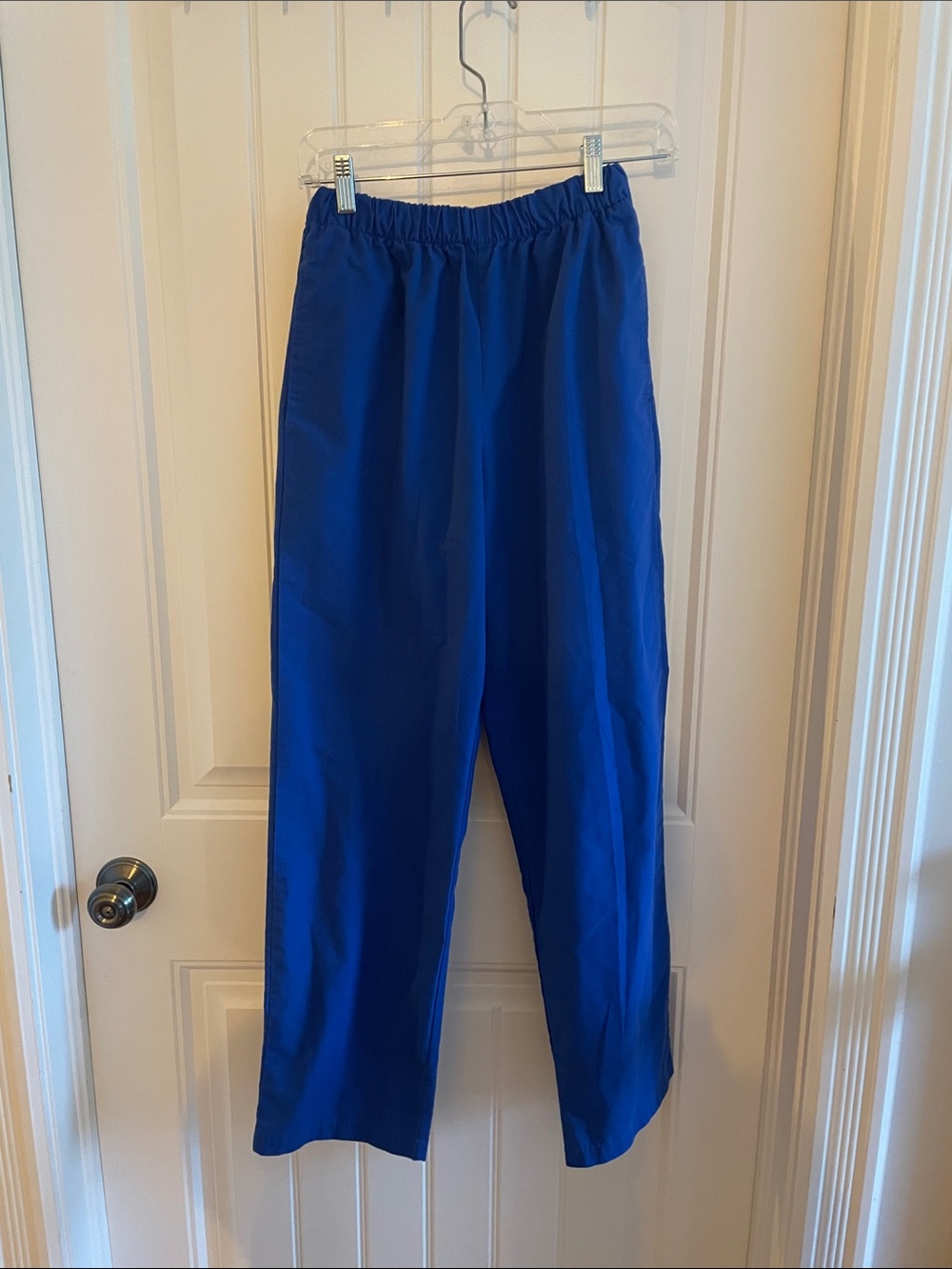Royal Blue Elastic-Waist Casual Pants - Scrubs